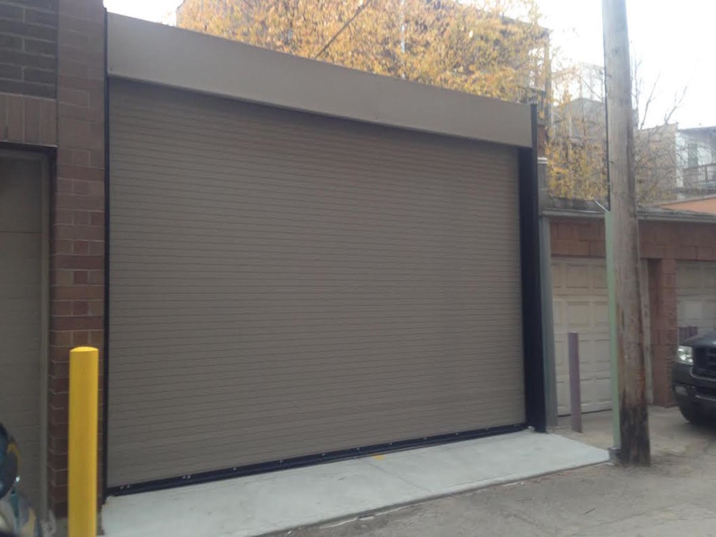 Kenmore Rolling Steel Overhead Door After (1) Roberts Garage Door