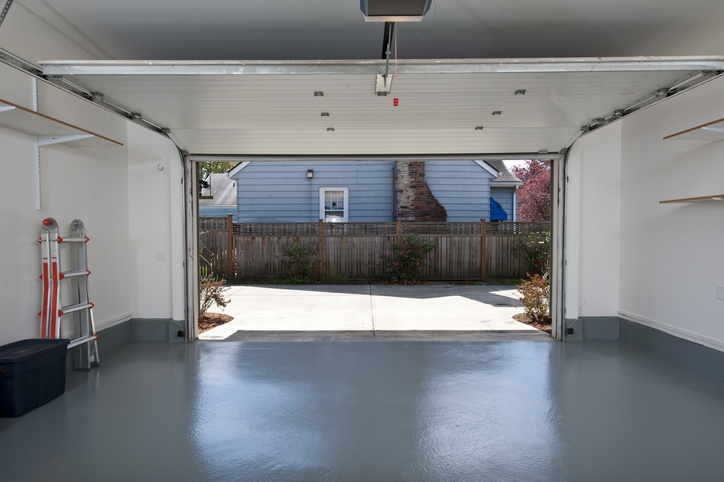 Clean garage after spring maintenance