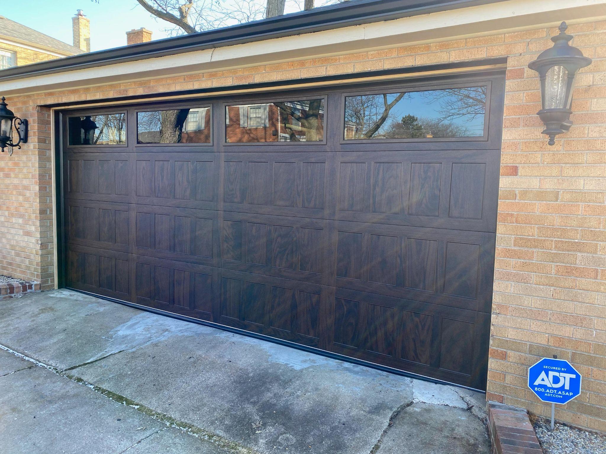 Residential garage door installed by Robert's