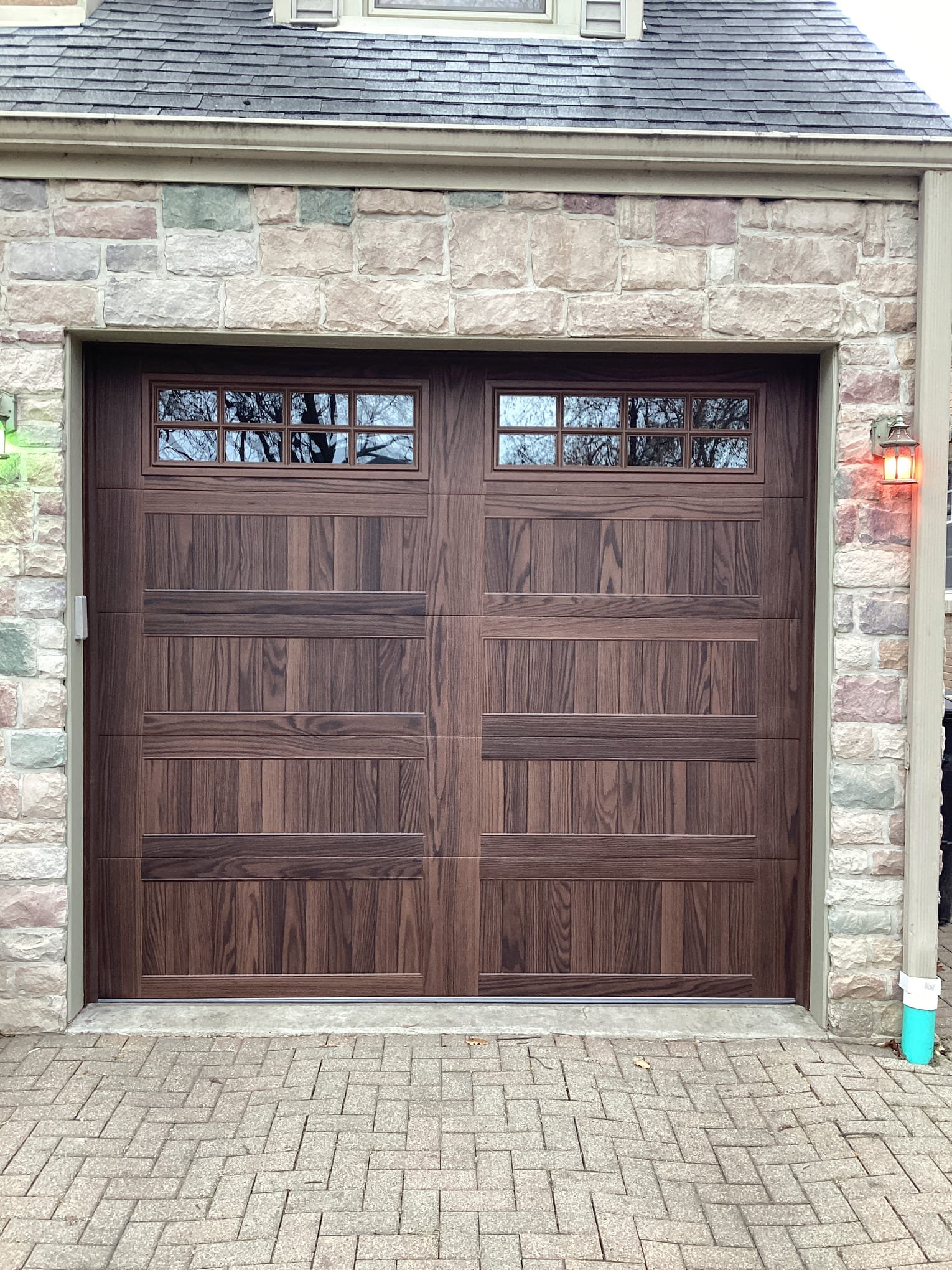Residential garage door installed by Robert's